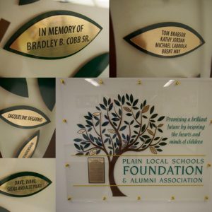 Gifts of $1,000 or more will receive an inscription on a leaf on the “Great Tree of Learning” donor wall inside of GlenOak High School.