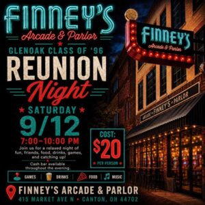 GOHS class of 1996 30th reunion event flyer